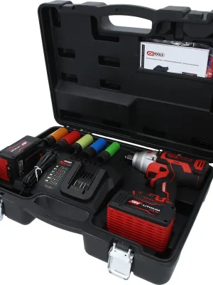 Mega-Angebot KS TOOLS eMONSTER 1/2" Brushless-Akku-Schlag-Schrauber-Satz 9tlg. - 515.6100