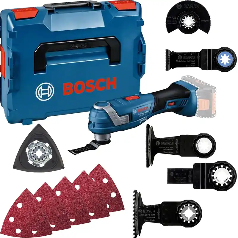 Bosch Akku-Multi-Cutter GOP 18V-34 inkl. Zubehör in L-Boxx 136 Kostenfreie Lieferung