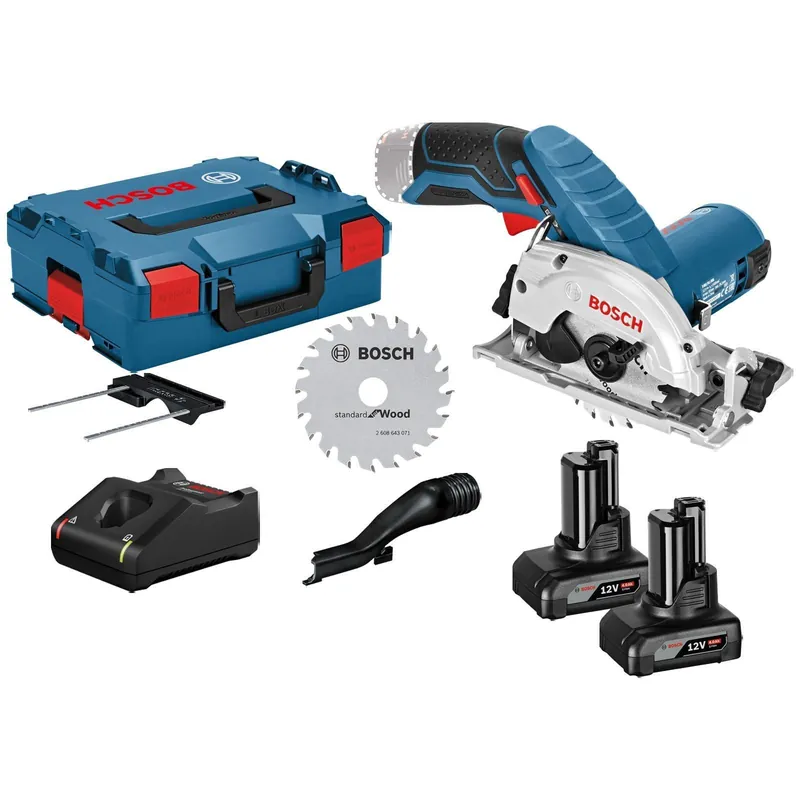 Bosch Akku-Kreissäge GKS 12V-26 12 V Ø 85 mm / 2x 4,0 Ah Akku + Ladegerät inkl. Zubehör in L-Boxx Jetzt Bestellen
