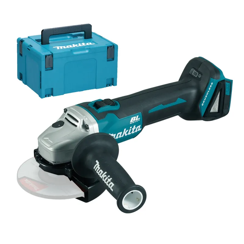 Makita DGA504ZJ Akku-Winkelschleifer Ø 125 mm 18 V Solo im Makpac Neue Kollektion