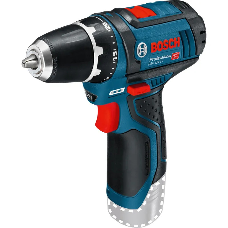 Bosch Akku-Bohrschrauber GSR 12V-15 Solo Neuheit