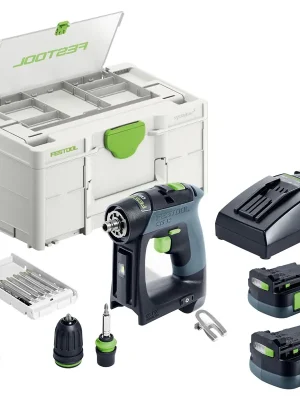 Sofort Bestellen Festool Akku-Bohrschrauber CXS 12 2,5-Set / 2x 2,5 Ah Akku + Ladegerät im Systainer - 576865