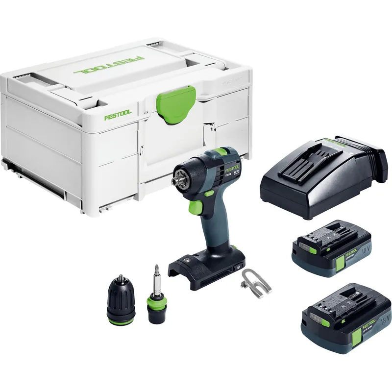 Meistverkauft Festool Akku-Bohrschrauber TXS 18 C 3,0-Plus / 2x 3,0 Akku + Ladegerät im Systainer - 576895