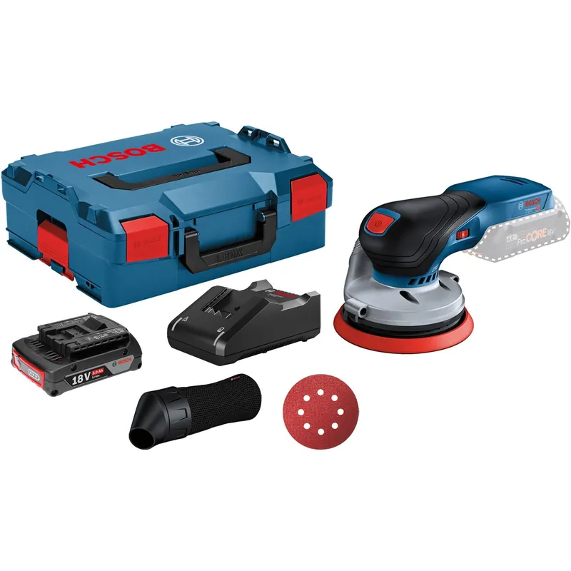 Bosch Akku-Exzenterschleifer GEX 18V-125 / 1x 2,0 Ah Akku + Ladegerät in L-Boxx Beliebt