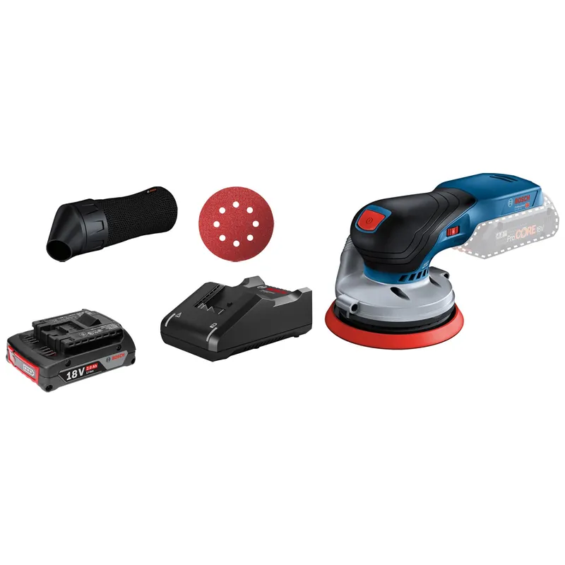 Bosch Akku-Exzenterschleifer GEX 18V-125 / 1x 2,0 Ah Akku + Ladegerät Preiswert