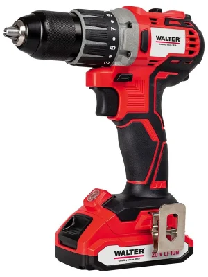 Kostenloser Versand Walter Akku-Schlagbohrschrauber bürstenlos 20 V / 1x 1,5 Ah Akku + Ladegerät - 630561