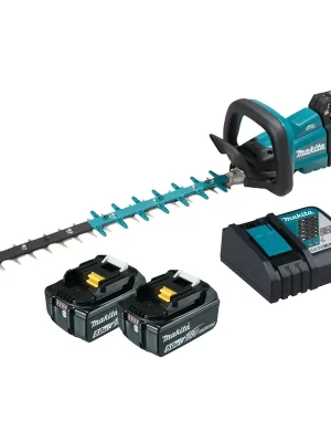Bestpreis Makita DUH601RTE Akku-Heckenschere 18 V / 2x 5,0 Ah Akku + Ladegerät