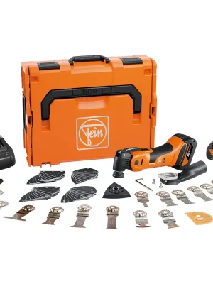 Fein Akku-MultiMaster AMM 700 MAX TOP AS 18 V / 2x 4,0 Ah Akku + Ladegerät inkl. Zubehör im Koffer - 71293661000 Sale