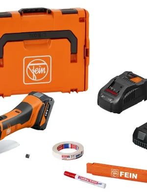 Fein Akku-Blechschere bis 1,6 mm ABLS 18 1.6 E AS / 2x 5,0 Ah Akku + Ladegerät in L-Boxx - 71300664000 Garantierte Lieferung