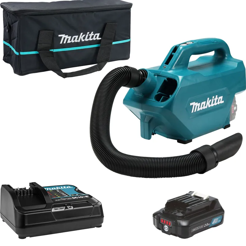 Makita CL121DSA Akku-Staubsauger 12V max. /1x 2,0 Ah Akku + Ladegerät in Transporttasche Meistverkauft