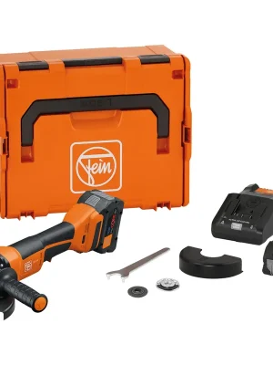 Fein Akku-Winkelschleifer Ø 125 mm CCG 18-125-12 PD AS Set ProCore / 2x 8,0 Ah ProCORE + Ladegerät im Koffer - 71221862000 Neue Ware