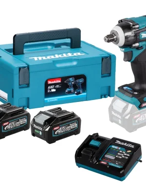 Aktuell Makita TW004GD201 Akku-Schlagschrauber 40V max. / 2x 2,5 Ah Akku + Ladegerät im Makpac