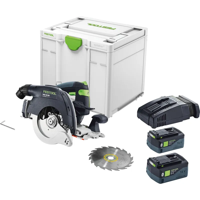 Top-Preis Festool Akku-Handkreissäge HKC 55 5,0 EBI-Plus-SCA Ø 160 mm / 2x 5,0 Ah + Ladegerät im Systainer - 577678