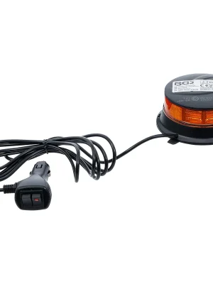 Heißes Angebot BGS Rundumkennleuchte gelb mit Magnet 12 V / 24 V Ø 130 mm - 70342