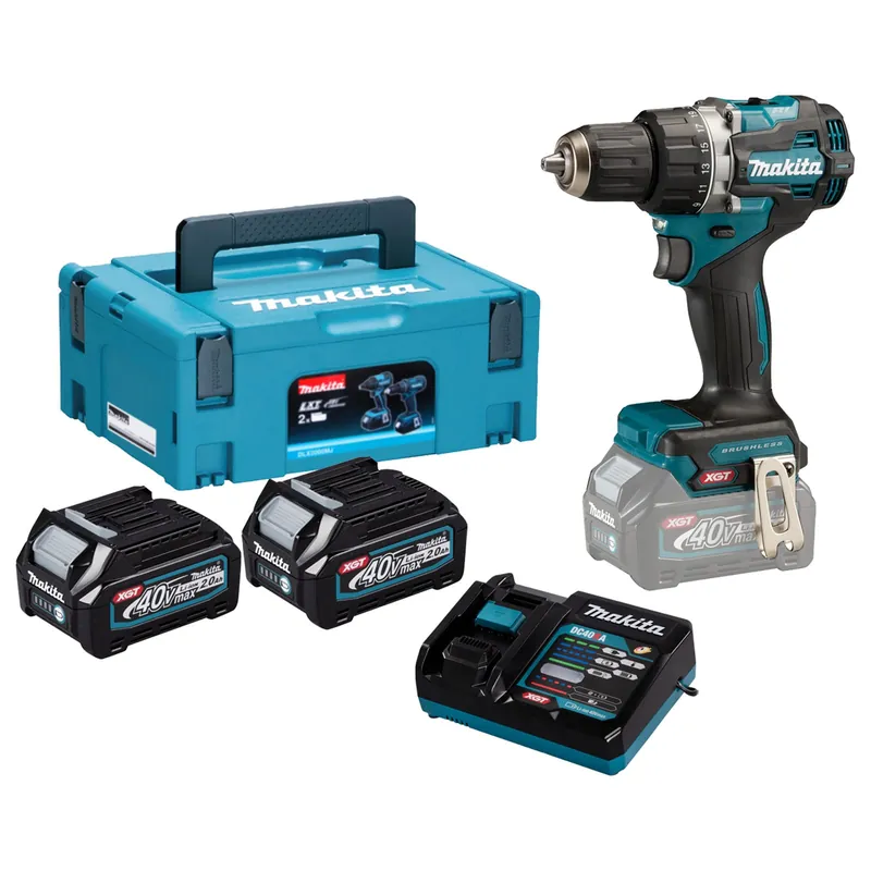 Makita DF002GA202 Akku-Bohrschrauber 40V max. / 2x 2,0 Ah Akku + Ladegerät im Makpac Top-Seller