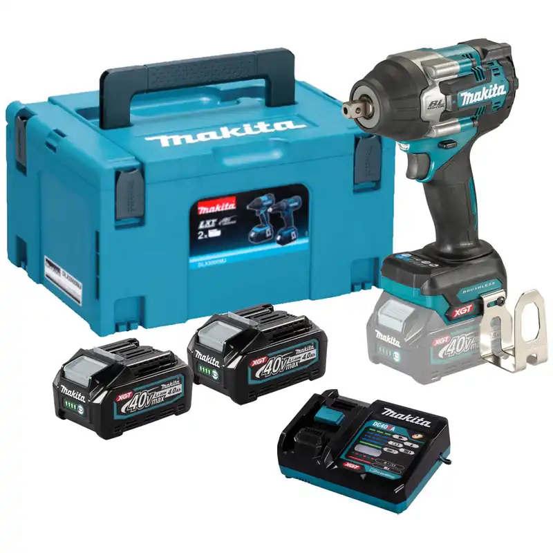 Makita TW008GM201 Akku-Schlagschrauber 40V max. / 2x 4,0 Ah Akku + Ladegerät im Makpac Ausverkauf