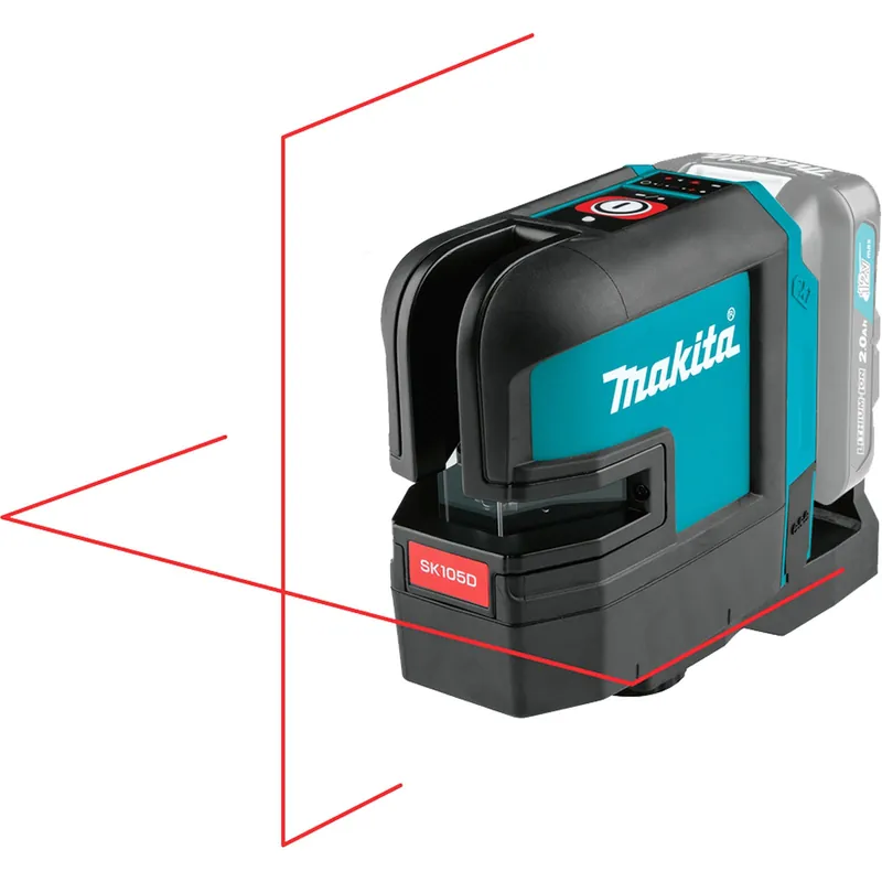 Neue Kollektion Makita SK105DZ Akku-Kreuzlinienlaser rot 12 V max. Solo