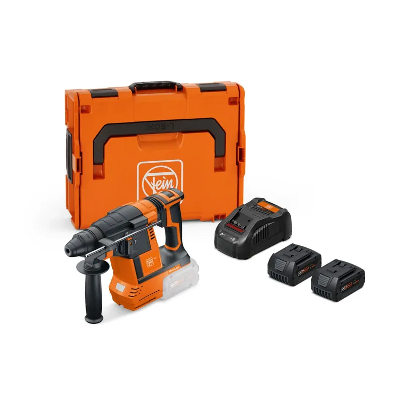 Fein Akku-Bohrhammer ABH 18-26 AS Set / 2x 5,0 Ah Akku + Ladegerät in L-Boxx - 71400362000 Garantierte Lieferung