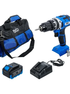 BGS Akku-Schlagbohrschrauber-Satz | bürstenlos | 65 Nm | 18 V | mit Akku und Schnell-Ladegerät - 7397 Rabatt
