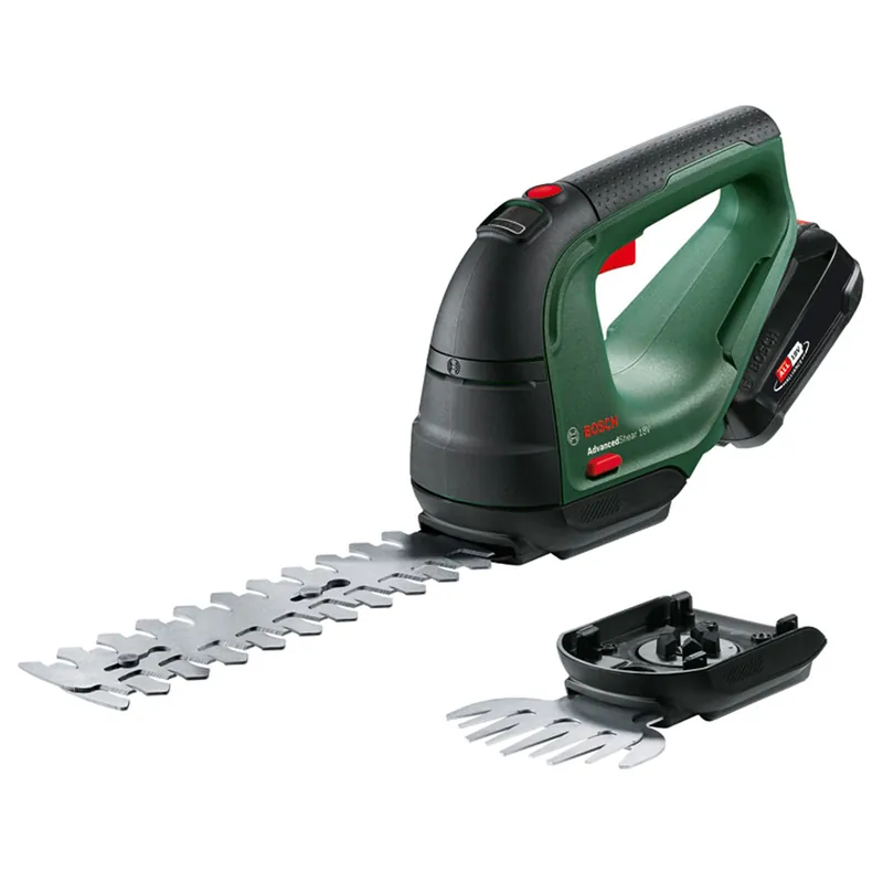 Ausverkauf Bosch Akku-Gras- und Strauchschere AdvancedShear 18V-10 1 x Akku PBA 18V 2,0Ah - 0600857000
