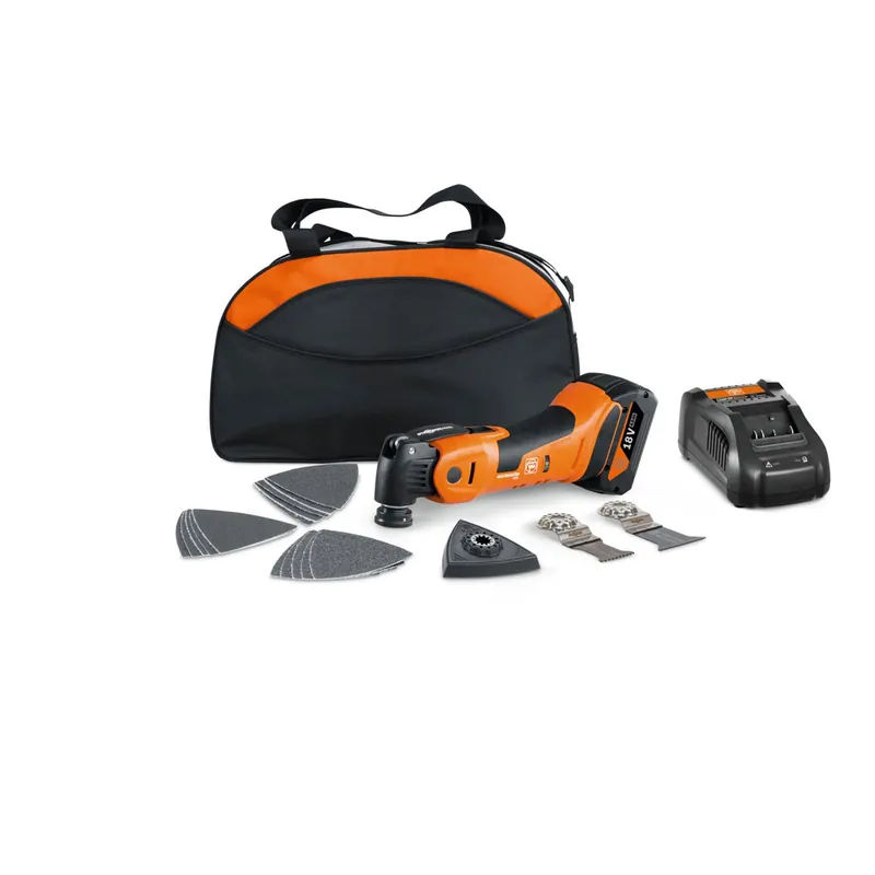 Fein Akku MULTIMASTER AMM 700 MAX / 1x 4,0 Ah Akku + Ladegerät in Nylon-Tasche - 71293665000 Kracherpreis