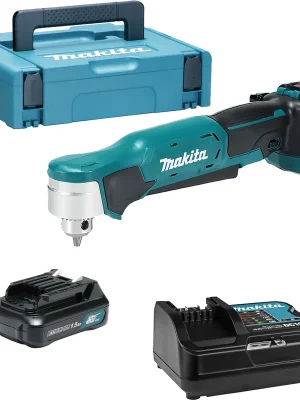 Abverkauf Makita DA332DSYJ Akku-Winkelbohrmaschine 12 V max. / 2x 1,5 Ah Akku + Ladegerät im MAKPAC
