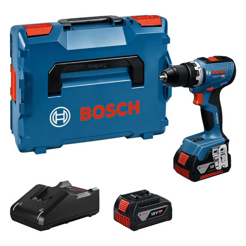 Bosch Akku-Bohrschrauber GSR 18V-65 2x Akku GBA 18V 5,0Ah L-BOXX 136 - 06019N3203 Rabatt