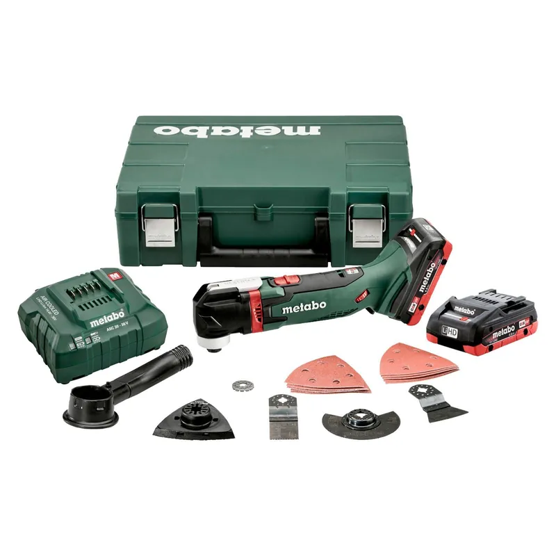 Metabo Akku-Multitool MT 18 LTX / 2x 4,0 Ah Akku + Ladegerät im Metaloc - 613021800 (B-WARE mit optischen Mängeln) Knallerangebot