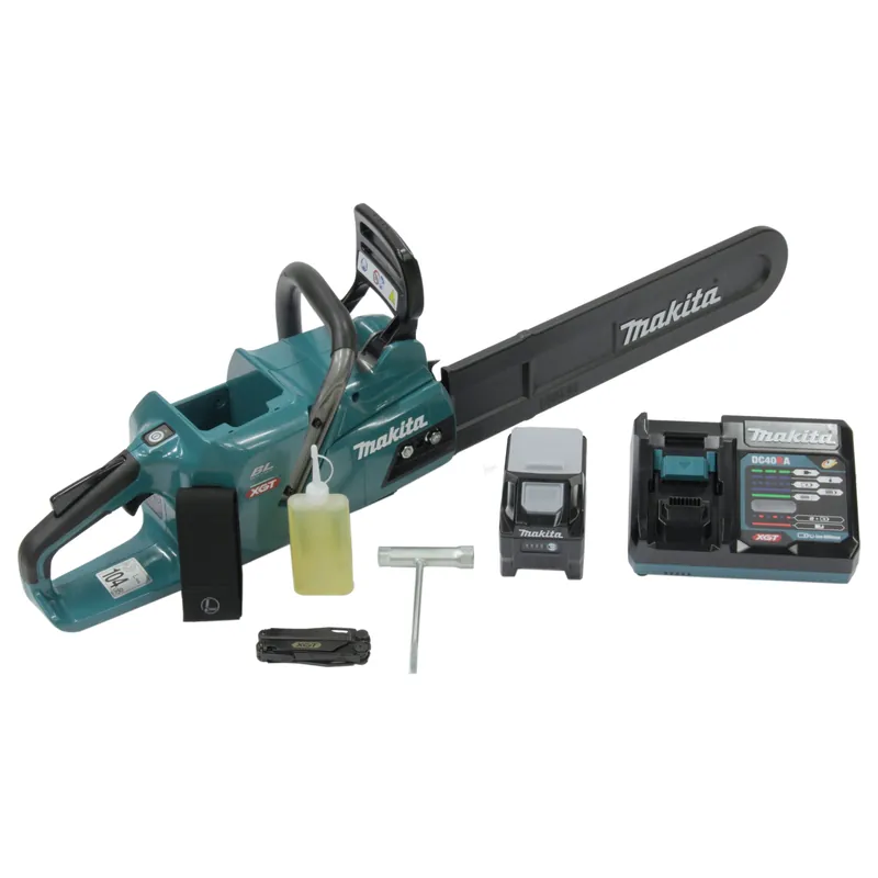 Makita UC012GT103 Akku-Kettensäge 40V max. / 1x 5,0 Ah Akku + Schnellladegerät + Wave Versand Am Gleichen Tag