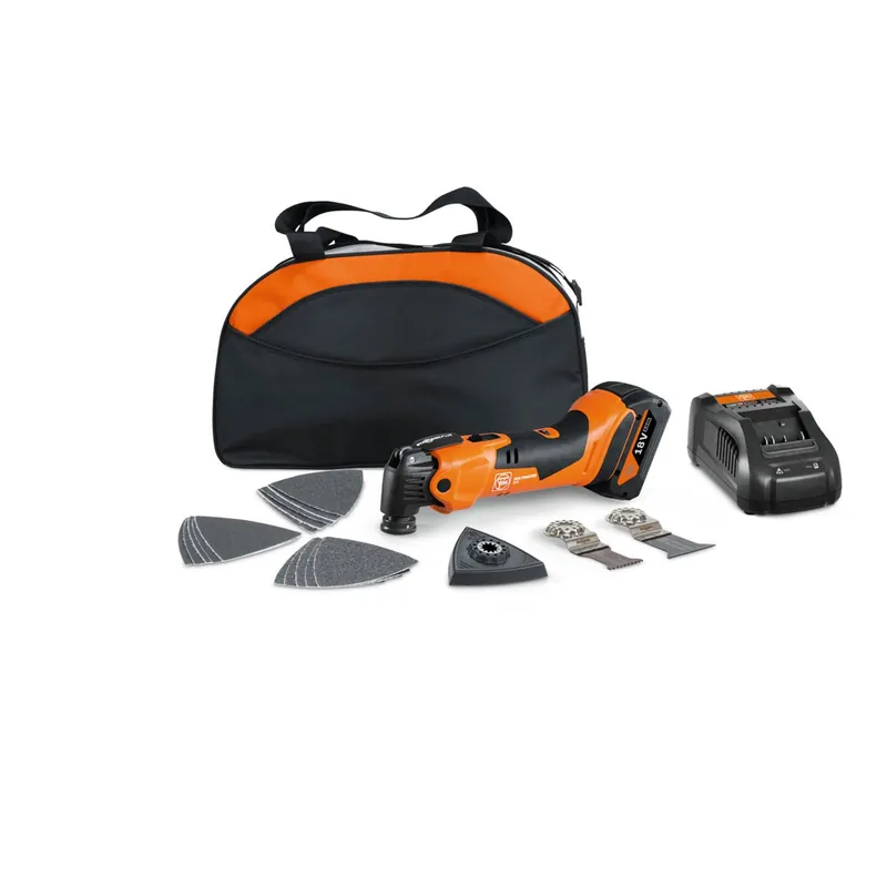 Wochenendangebot Fein Akku MULTIMASTER AMM 500 PLUS / 1x 4,0 Ah Akku + Ladegerät in Nylon-Tasche - 71293870000