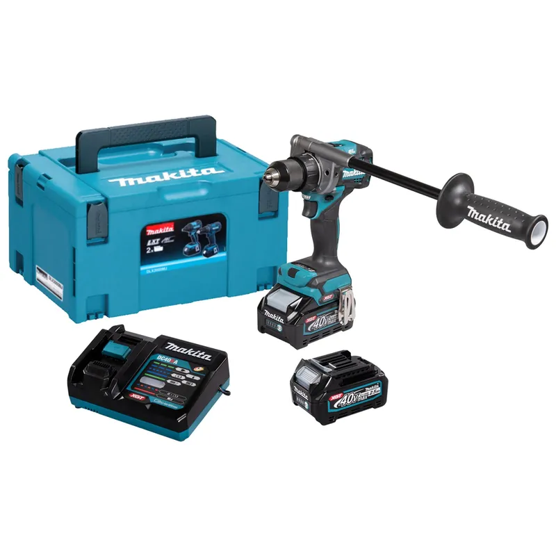 Makita DF001GD201 Akku-Bohrschrauber 40V / 2,5 Ah, 2 Akkus + Ladegerät im MAKPAC Sonderangebot