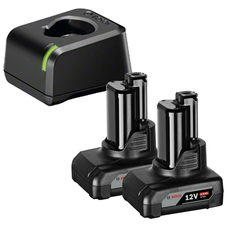 Kostenloser Rückversand Bosch Akku-Starter-Set GBA 12 Volt / 2x 4,0 Ah + Schnellladegerät GAL 12V-20