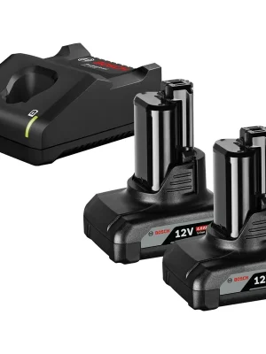 Aktuell Bosch Akku-Starter-Set GBA 12 Volt / 2x 4,0 Ah + Schnellladegerät GAL 12V-40