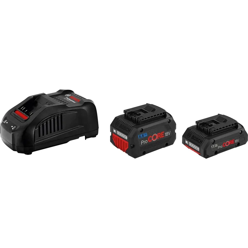 Geprüft Bosch Starter-Set PC / 1x 4,0 Ah ProCORE + 1x 5,5 Ah ProCORE Akku + Ladegerät GAL 1880 C - 1600A0214A