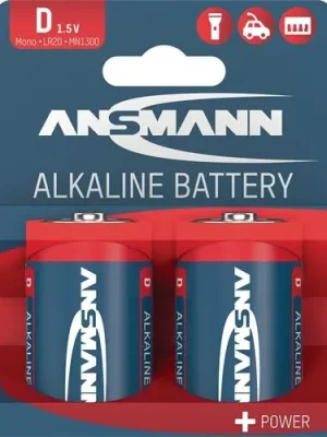 Ausverkauf ANSMANN Batterie 1,5 V D-AM1-Mono 18400 mAh - 1514-0000