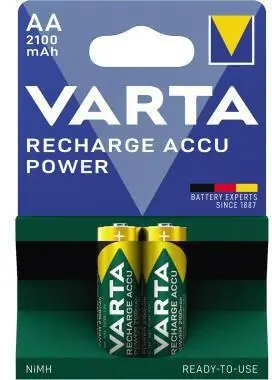Zertifiziert Varta Akku Ready2Use 56706101402 AA Mignon 2 St./Pack.