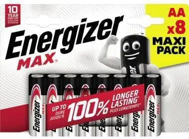 Energizer Batterie Max Alkaline E303324700 AA LR6 8St. Begrenztes Angebot
