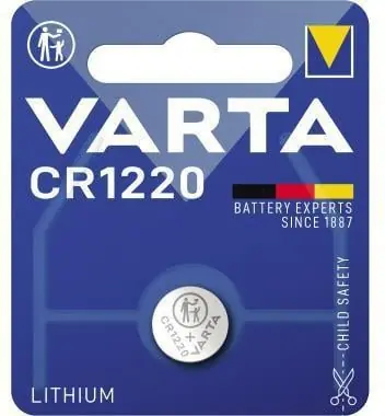 Varta Batterie Electronics 6220101401 CR 1220 Lithium 3V Nur Für Kurze Zeit