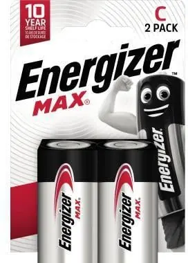 Energizer Batterie Max Alkaline E302306700 C/Baby/LR14 2 St./Pack. Billig
