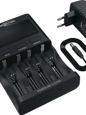 Highlight Universalladegerät UBC Powerline 4 Ultra m.Netzt.1,2V NiMH,Li-Ion 3,6V