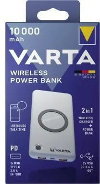Bestpreis Varta Akku Powerbank 3,7V/10.000mAh Wireless