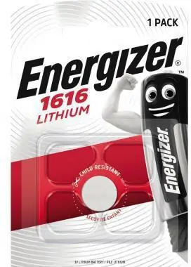 Kostenloser Rückversand Energizer Knopfzelle CR 1616 E300843903 Lithium
