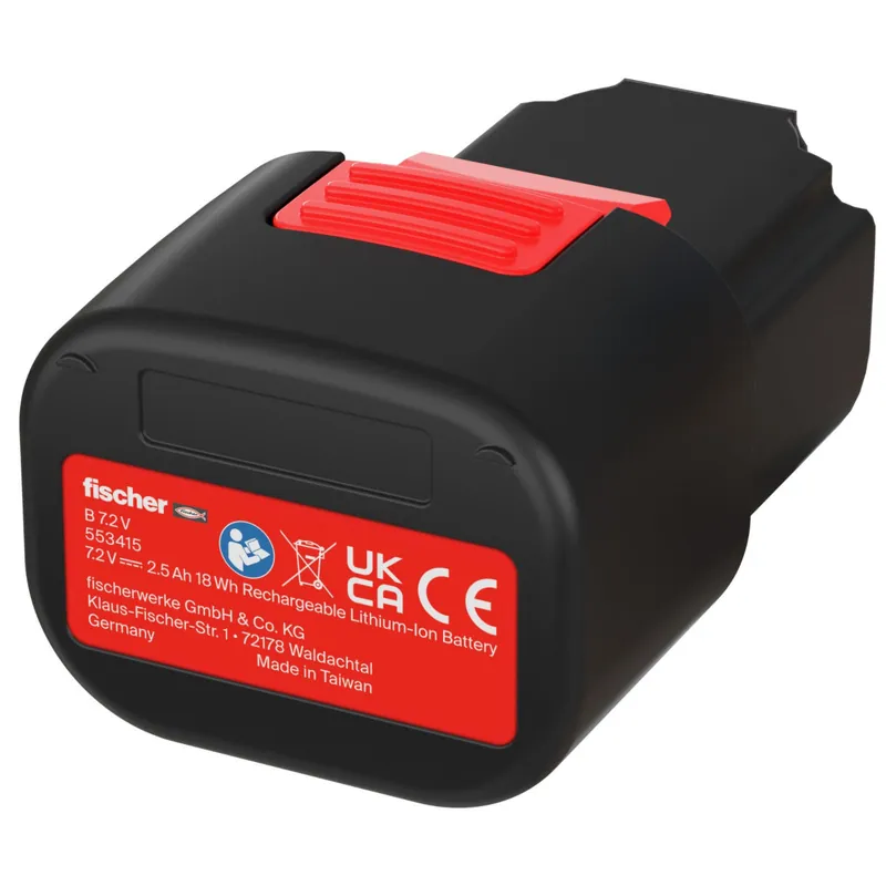 Bestpreis Fischer Lithium-Ionen-Akku B 7,2V - 553415