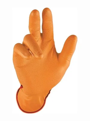 50x STRONGHAND Einweghandschuh Grip orange EN 388 EN 374 PSA III Gr. 11 - 0424-10-11 Online Kaufen