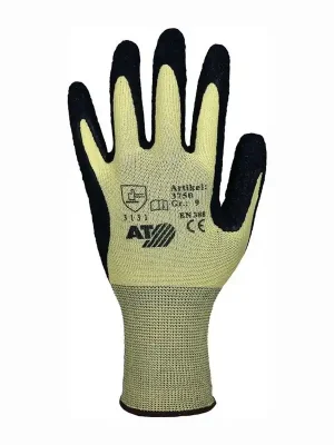 Schneller Versand ASATEX Handschuhe gelb / schwarz Gr. 9 - 3750/9