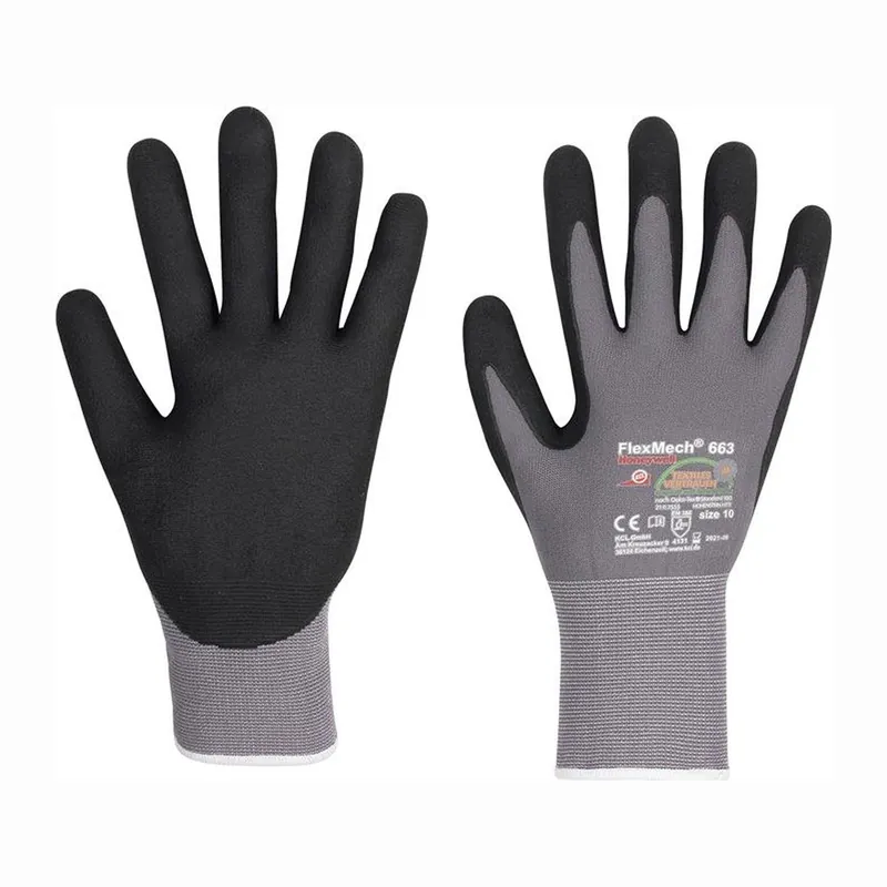 Direkt Vom Hersteller Honeywell Handschuhe FlexMech 663 grau / schwarz Gr. 6 - 663/6