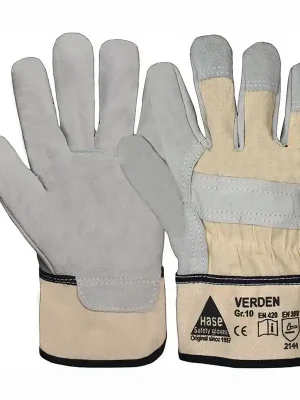 Hase Handschuhe Verden grau / natur Gr. 10 - 211400-10 Neue Ware