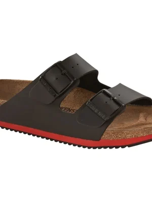 BIRKENSTOCK Sandale Arizona Super Grip Gr.46 schwarz Birko Flor DIN EN ISO 20347 - 230114-46 Bestpreis