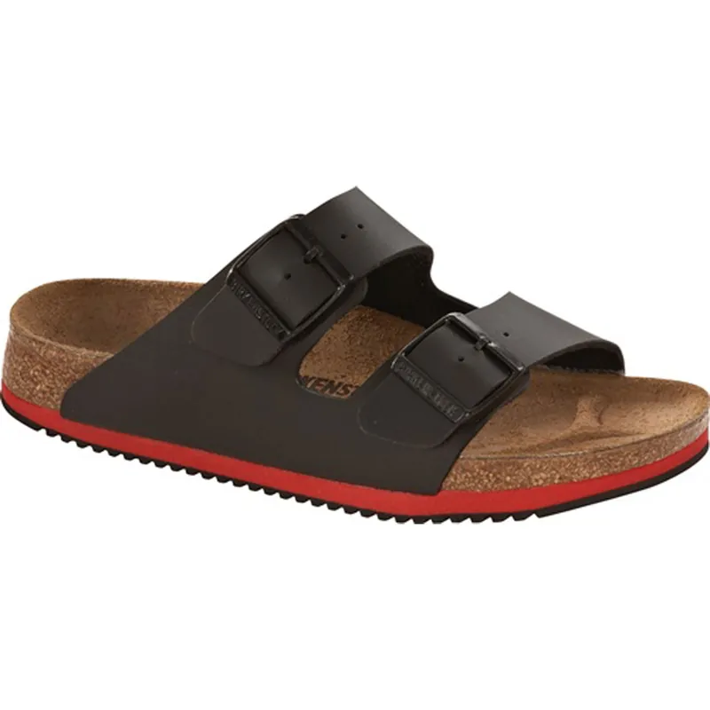 BIRKENSTOCK Sandale Arizona Super Grip Gr.46 schwarz Birko Flor DIN EN ISO 20347 - 230114-46 Bestpreis