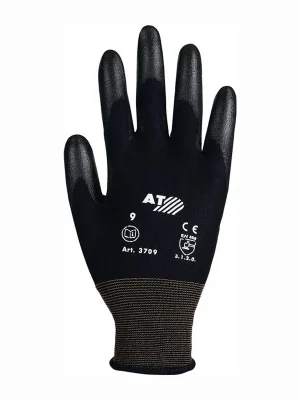 Geprüft ASATEX Handschuhe schwarz Polyamid Gr. 7 - 3709/7